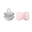 Bibs Supreme silikonitutti 2 kpl 0-6kk, Haze/Blossom. - Nappar och napphållare - 160352 - 1
