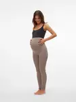 Mamalicious Tia Jeanne Leggings Grey/Falcon naisen yllä. - Mammabyxor och leggings - 20011082 - 3