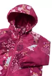 Reimatec Hede takki Cool burgundy etuosa. - Barnens mellansäsongsjackor - 5100243A-39A2 - 9