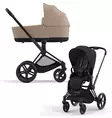 Cybex Priam 4 yhdistelmävaunut Matt Black, Sepia-Cozy Beige. - Barnvagnar och kombivagnar - 521002331YHDSBL2 - 1