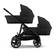 Cybex Gazelle S 2 rattaat kahdella kopalla v=C3=A4riss=C3=A4 Moon Blac=
k. - Syskonvagn - 522002703tup2 - 1