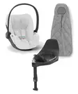 CYBEX Cloud T i-Size Plus starttipaketti Platinum White. - Babyskydd 0-13 kg - 523000224PAK2 - 1