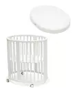 Stokke Sleepi Mini V3 pinnasänky White ja Sleepi Mini patja. - Stokke Sleepi produkter - 591302kamp2 - 1