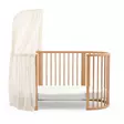 Stokke uudinverho Birch Beige Sleepi Natural juoniorisängyssä. - Stokke Sleepi produkter - 599302 - 7