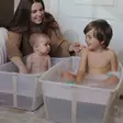 Stokke Flexi Bath XL kylpyammeet Sandy Beige. - Badkar och badstöd - 639612 - 2