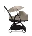 Stokke YoYo Parasol päivänvarjo Taupe vauvaosan kanssa. - Andra tillbehör - 653202 - 3
