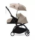 Stokke YoYo Parasol päivänvarjo Taupe, säätyy moneen eri asentoon. - Andra tillbehör - 653202 - 4