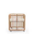 Stokke Nighti Mini bundle Natural Pinnasänky ja patja renkailla. - Spjälsängar och barnsängar - 705401bund2 - 5
