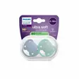 Avent Erittäin Pehmeä Tutti 6-18 kk Sininen/Vihreä, pakkaus. - Nappar och napphållare - 03709142 - 2