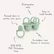 Mushie Toddler Ice Pop Tray, pehmeää silikonia. - Mellanmålspåsar, matlådor och snackskoppar - 101922 - 4