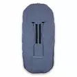 Voksi Explorer New untuvalämpöpussi Stone Blue, takana hyvä säädöt valjaille. - Åkpåsar för barnvagn - 01813165-2502 - 2