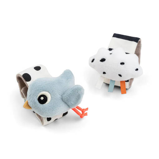 Helistimet Done By Deer Happy Clouds Blue. - Skallror, greppleksaker och bollar - 4343702 - 1