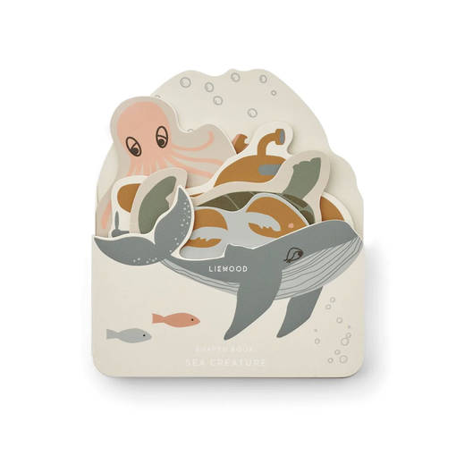 Liewood Jade Shape book kirja sea creature/sandy kansi. - Fotoböcker - 17908-1032 - 1