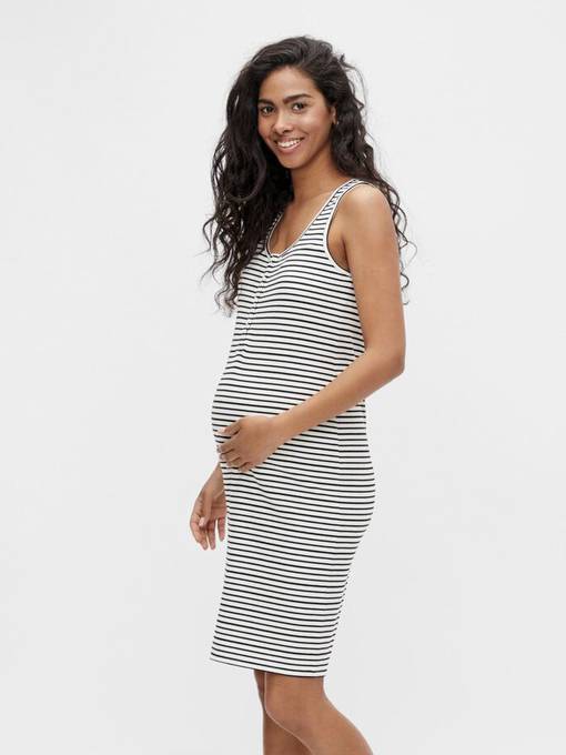 Raidallinen 2-in1 =C3=A4itiysmekko - Gravidklänningar, tunikor och kjolar - 20016192 - 1