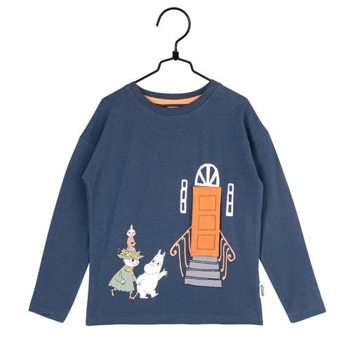 Tummansininen Muumi paita pitkill=C3=A4 hihoilla. - Skjortor och huvtröjor - 72577642 - 1