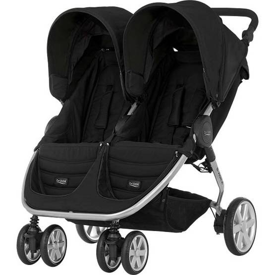 Britax B-Agile Double sisarusrattaat värissä Cosmos Black - Syskonvagn - 2000023162 - 2