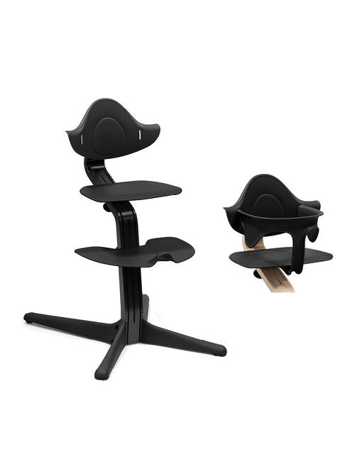 Stokke Nomi Chair starttipaketti 2 in 1 Black/Black. - Stokke Nomi matstolar för barn - 626401STA2 - 1
