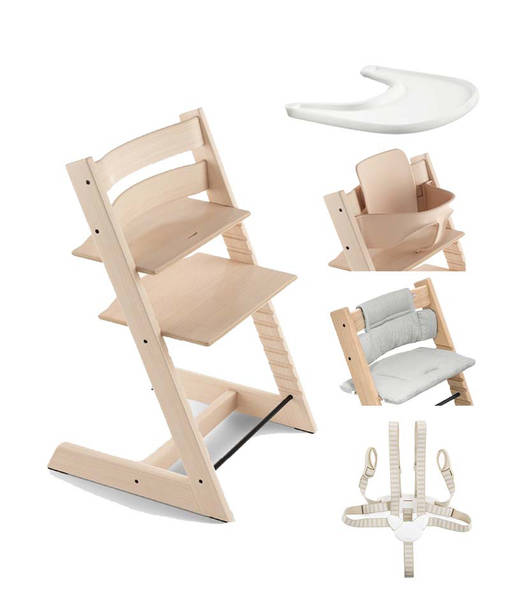 Tripp Trapp Starttipaketti Stokke 5 in 1. - Matstolar för barn - 100101STA2 - 1