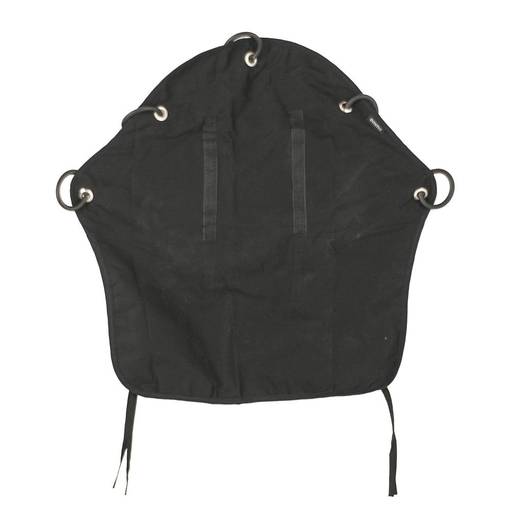 Musta vaunuverho - Vagnsgardiner och fästringar - 098317-02 - 1