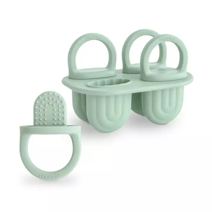 Mushie Toddler Ice Pop Tray Cambridge Blue. - Mellanmålspåsar, matlådor och snackskoppar - 101922 - 1