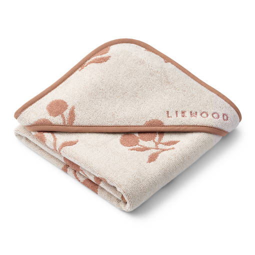 Liewood huppupyyhe Alba peach/seashell. - Hoodade handdukar och badrockar - 14756-1232 - 1