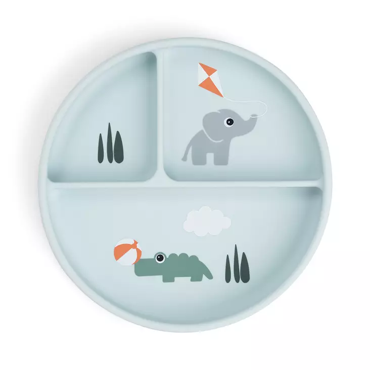 Silikonilautanen imukupilla Done By Deer Playground. - Tallrikar och skålar - 1759582 - 1