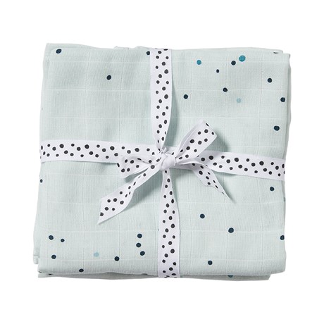 Dreamy dots, blue - Muslinfilt - 3003472 - 1