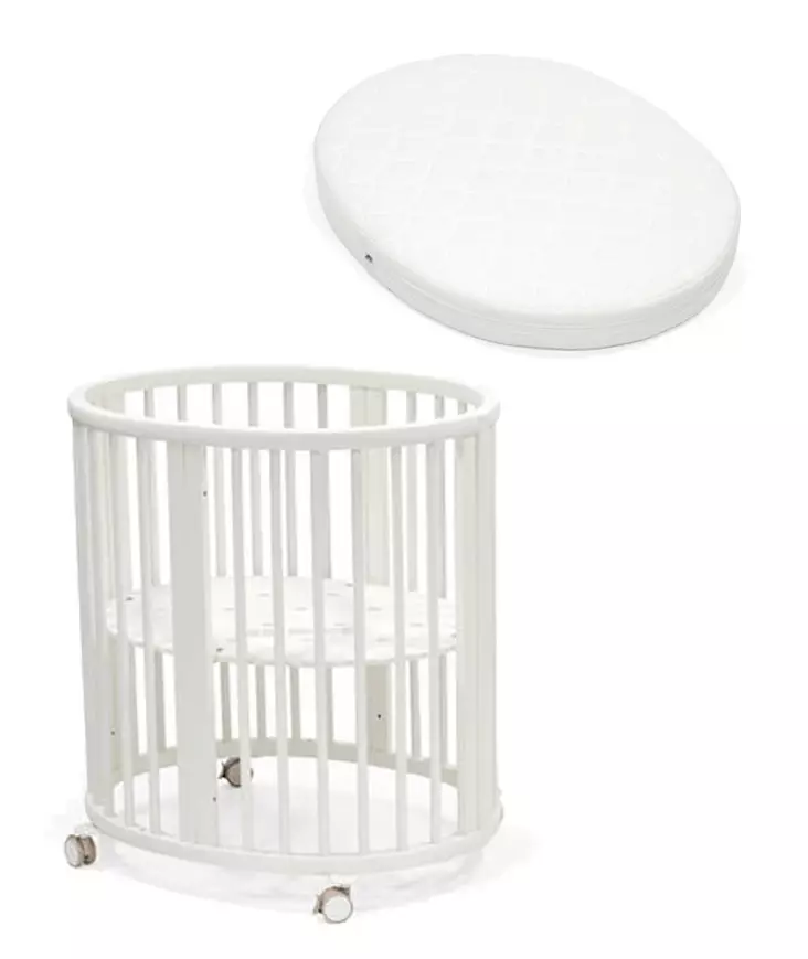 Stokke Sleepi Mini V3 pinnasänky White ja Sleepi Mini patja. - Stokke Sleepi produkter - 591302kamp2 - 1