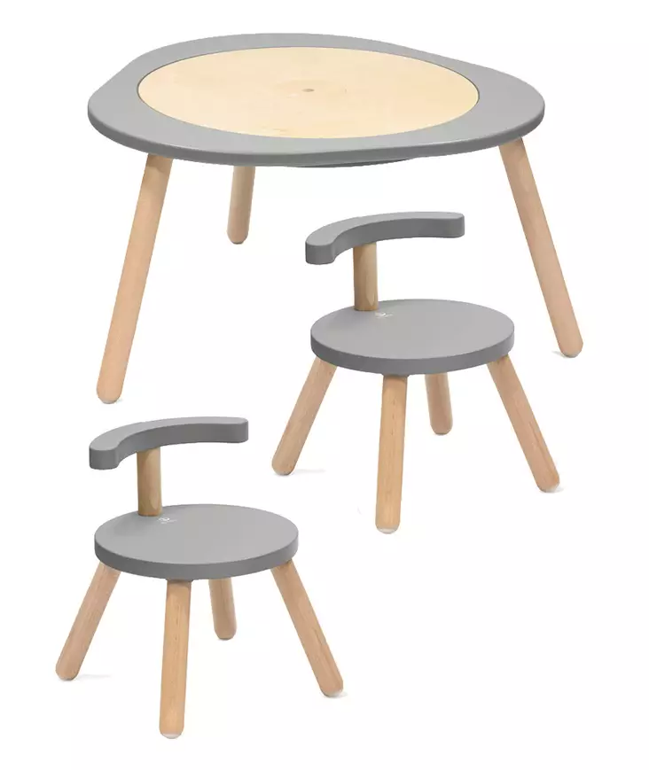 Stokke MuTable V2 lasten p=C3=B6yt=C3=A4ryhm=C3=A4 Storm Grey. - Förvarings- och inredningsprodukter - 627002PAK2 - 1
