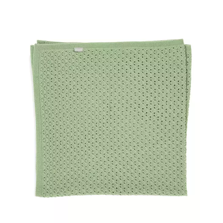 Stokke neulehuopa Merino Wool blanket Sage Green. - Täcken och kuddar - 710102 - 1
