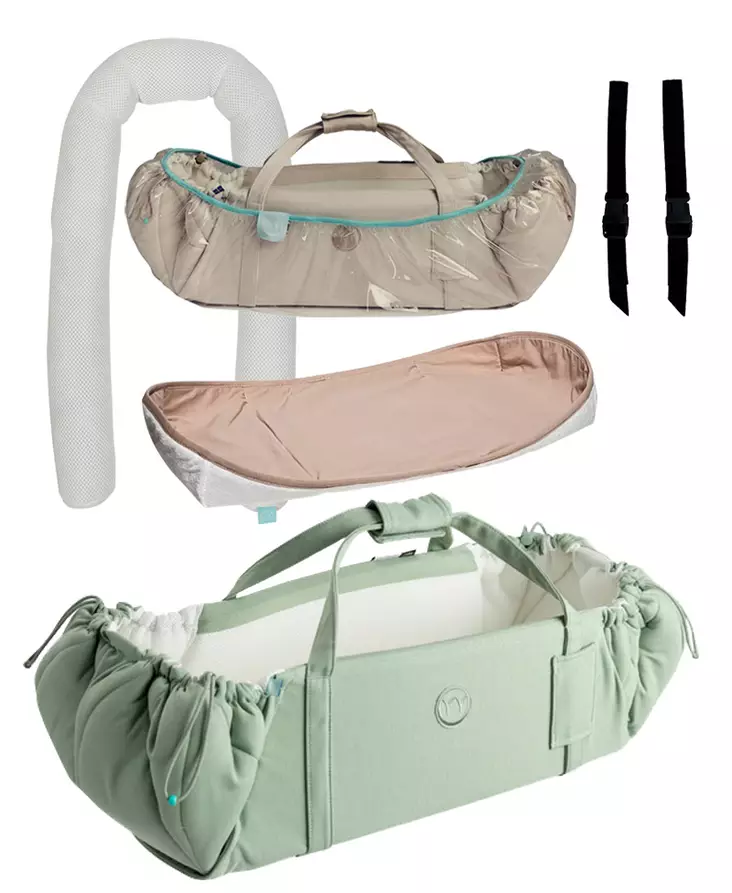 Najell SleepCarrier X starttipaketti Agave Green. - Liggvagnar och bärväskor - N20115501STA2 - 1