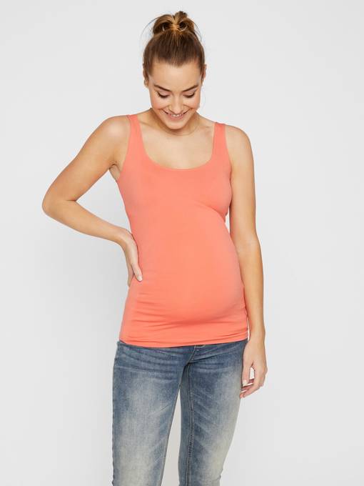 Coral Reef v=C3=A4rinen raskaustoppi naisen yll=C3=A4. - Mammatröjor - 20011097122 - 1