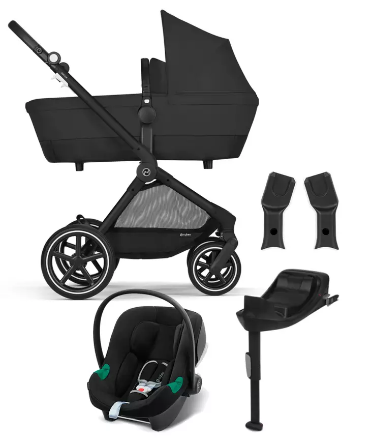 Cybex EOS Lux starttipaketti 5 in 1 Moon Black. - Barnvagnar och kombivagnar - 522003825STAATB2 - 2