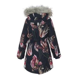 Pitk=C3=A4helmainen takki takaa kuvattuna. - Barn vinterjackor - 5W22M3096573 - 2