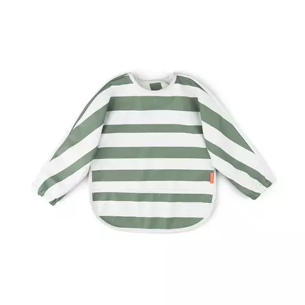 Done By Deer ruokalappu hihoilla Stripes Green. - Haklappar - 1353783 - 1