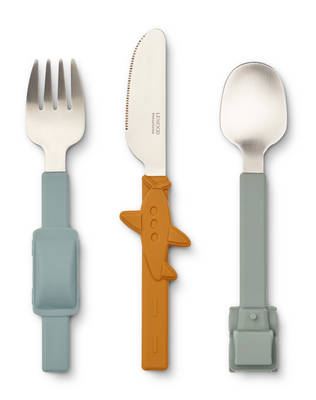 Liewood Tove aterimet blue fog mix. - Första skedar och barnbestick - 18452-1563 - 1