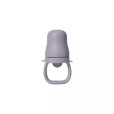 Bibs Maistelututti Silicone Fossil Grey, korkilla. - Nappar och napphållare - 4350303 - 2