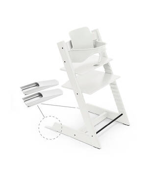 Stokke Tripp Trapp Baby Set 2 White liukuesteill=C3=A4. - Stokke Tripp Trapp produkter - 650003 - 2