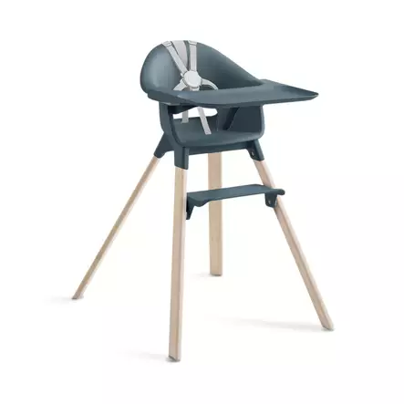 Syöttötuoli Stokke Clikk Bamboo Fjord Blue. - Matstolar för barn - 695803 - 1