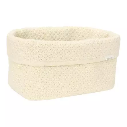 Little Dutch säilytyskori Large Kudottu, Pure soft White. - Förvarings- och inredningsprodukter - TE31694003 - 1