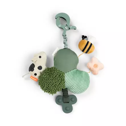 Done By Deer Vaunulelu Activity mirror Tiny Farm Green takapuoli - Vagnleksaker - 4263113 - 2