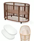 Stokke Sleepi V3 starttipaketti 4 in 1 Warm Brown. - Spjälsängar och barnsängar - 104208STAV3 - 1