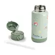 Termospullo pillillä Done By Deer Playground Green 340ml korkki erikseen - Vattenflaskor och flaskor med sugrör - 1061133 - 3