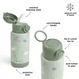 Termospullo pillillä Done By Deer Playground Green 340ml ominaisuudet - Vattenflaskor och flaskor med sugrör - 1061133 - 4
