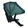 Nord Active LUX Black/Jungle Green istuinosa tuuletusikkunalla. - - - 8
