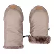 Stroller Mittens Nordbaby Beige, tekoturkisvuorella. - Åkpåsar för barnvagn - 281143 - 2