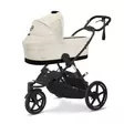 Cybex AVI SPIN juoksurattaat Seashell Beige vaunukopalla edest=C3=A4. - Resevagnar och barnvagnar - 524000743 - 17