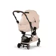Cybex Coya/Mios Style vaunukoppa Cozy Beige sun sail -aurinkosuojalla. - Liggvagnar och bärväskor - 526000463 - 3