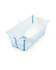 Stokke Flexi Bath kylpyamme+ kylpytuki Glacier Blue. - Julhandel - 531513 - 1