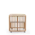 Stokke Nighti Mini Natural Pinnasänky ja reunapehmuste. - Spjälsängar och barnsängar - 705401bund3 - 5